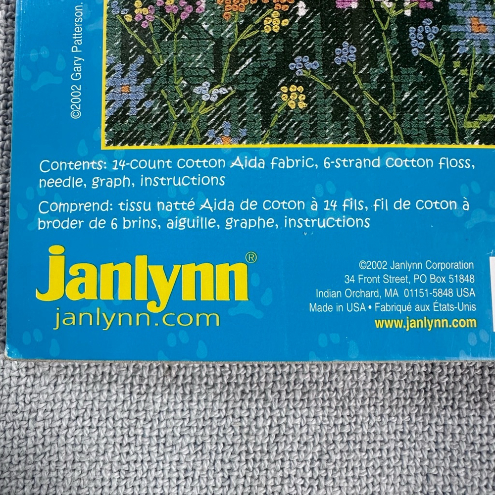 NIP Sealed 2002 Janlynn Counted Cross Stich Bee-Wildered Perplexe 5 x 7 Finish - Picture 4 of 6